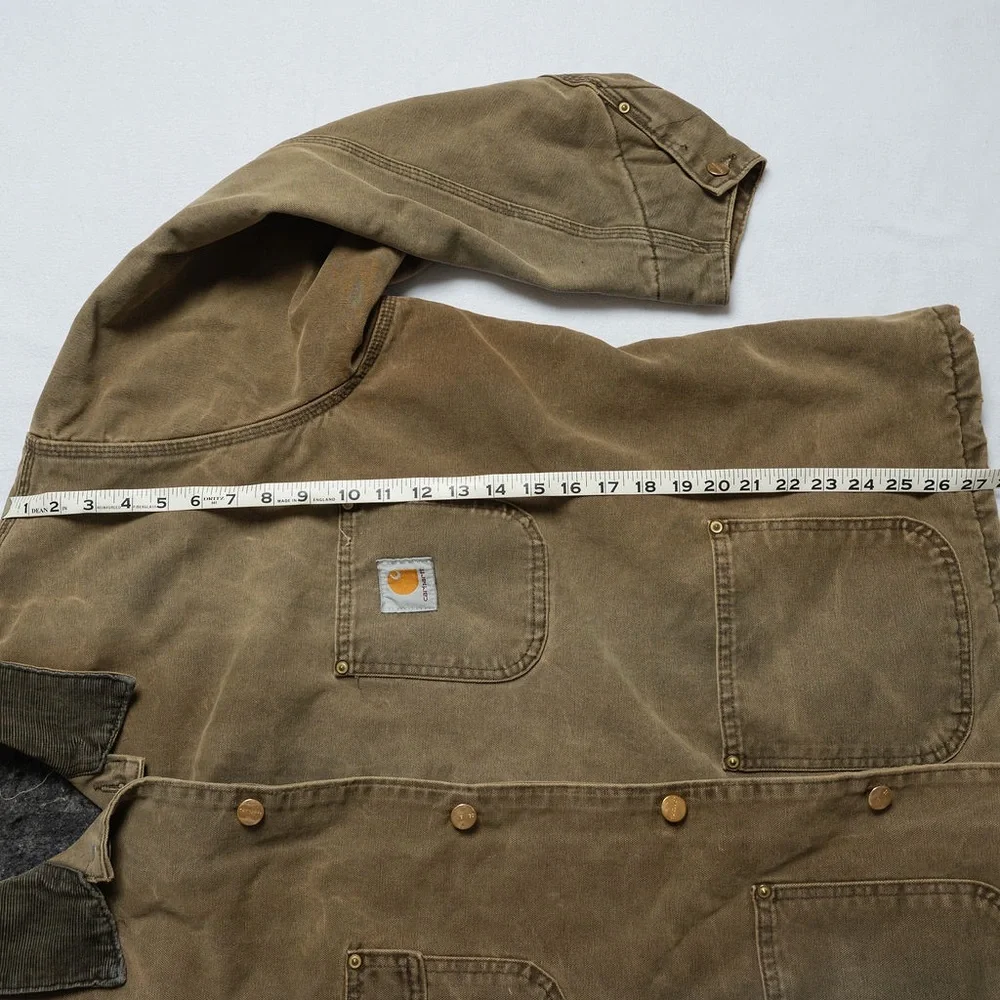 Vintage Carhartt Blanket-lined Chore Coat, Weathered CB1082, Men’s‎ XL, Brown